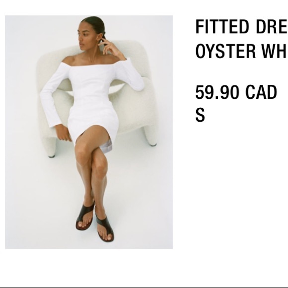 White dress - Picture 3 of 3